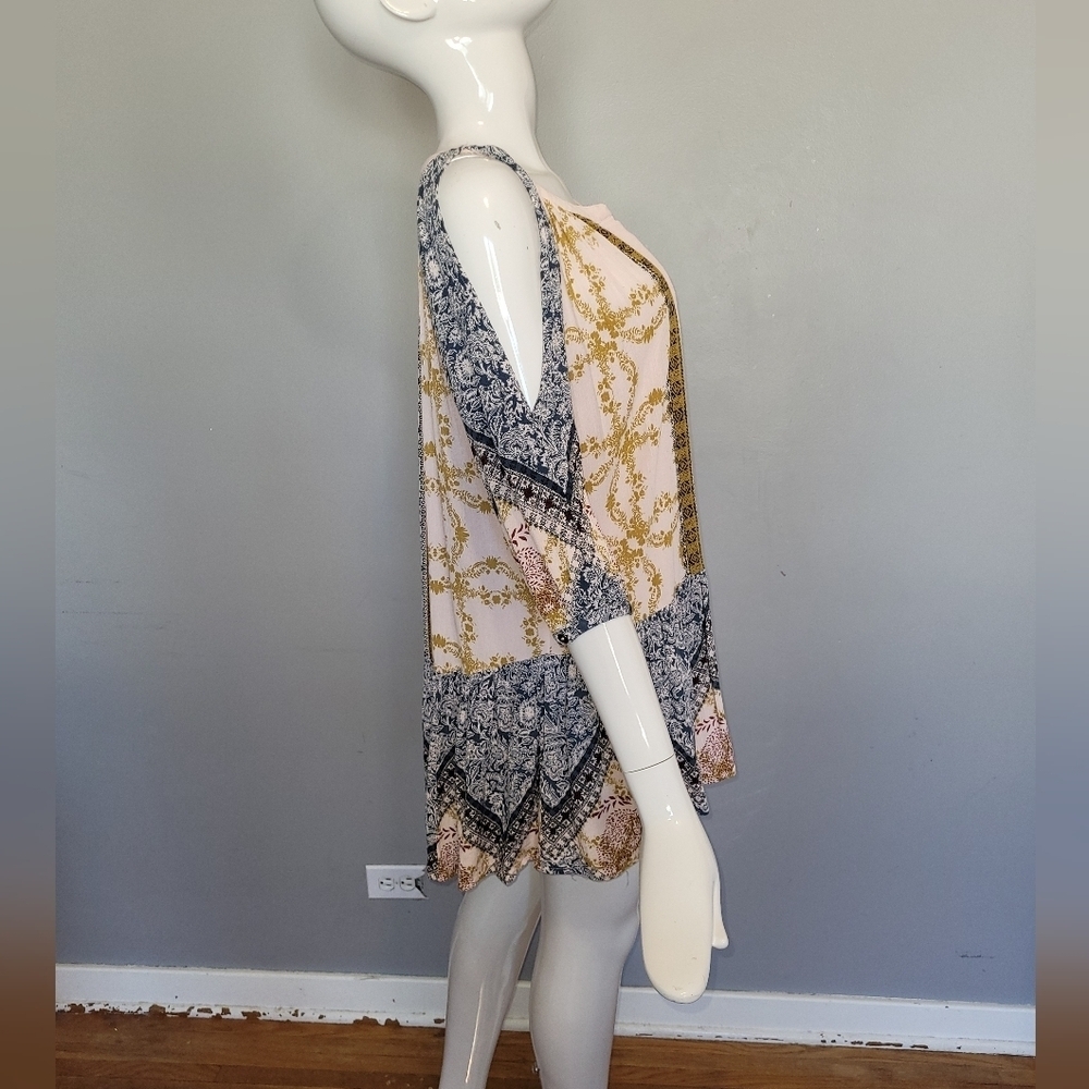 Free People Portobello Road Split Sleeve Dress, VGUC, Size S - Picture 3 of 10